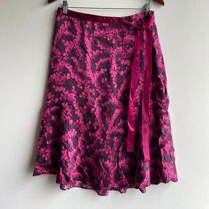 New York & Company Skirt Women's Size 10, Fit & Flare Silk Floral